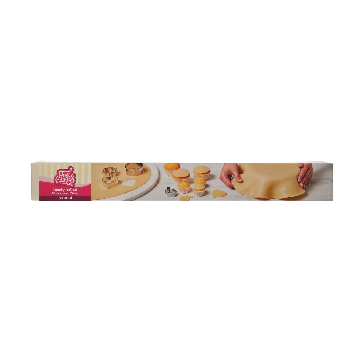 FunCakes Ready Rolled Marsepein Disc Naturel 400g
