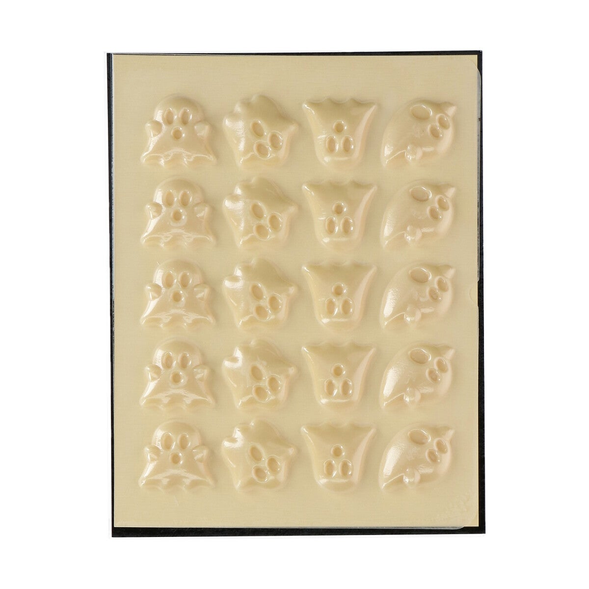 FunCakes Chocolade Decoraties Witte Spookjes Set/20