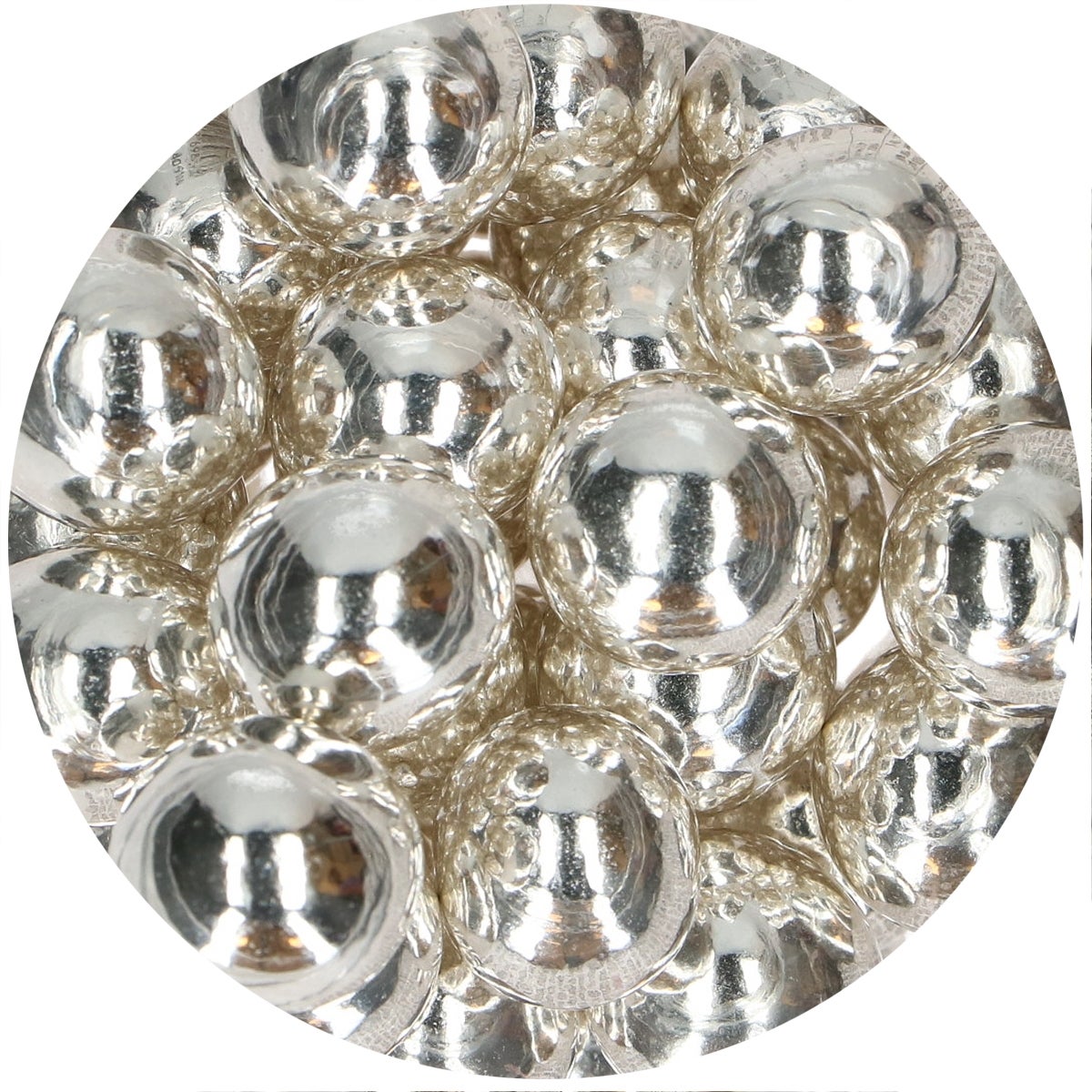 FunCakes Choco Crispy Ballen - Metallic Zilver