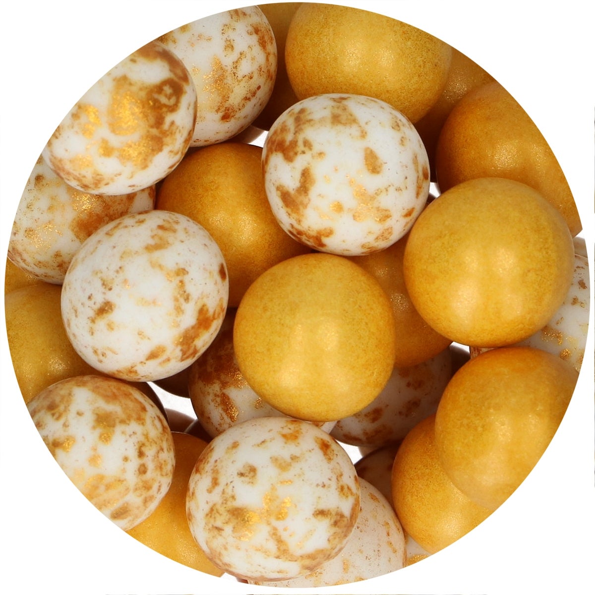 FunCakes Choco Crispy Ballen - Glamour Gold