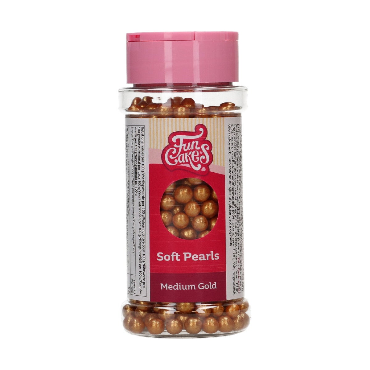 FunCakes Zachte Parels Medium Goud 60 g