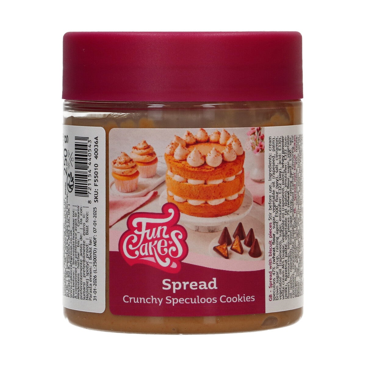 FunCakes Spread - Crunchy Speculooskoekjes 250g