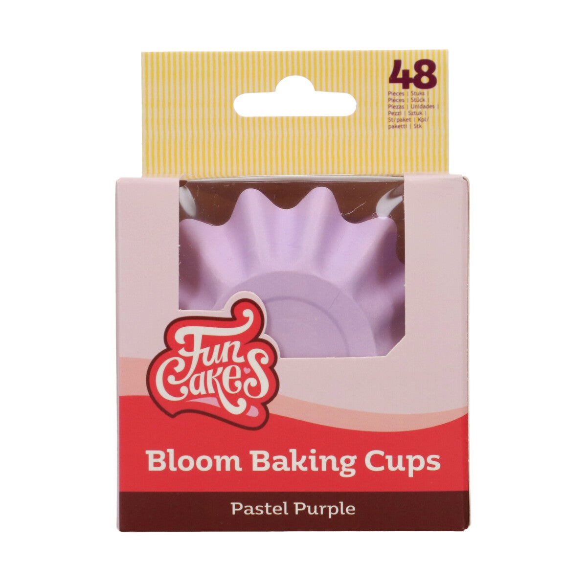 FunCakes Bloom Baking Cups - Pastel Paars pk/48