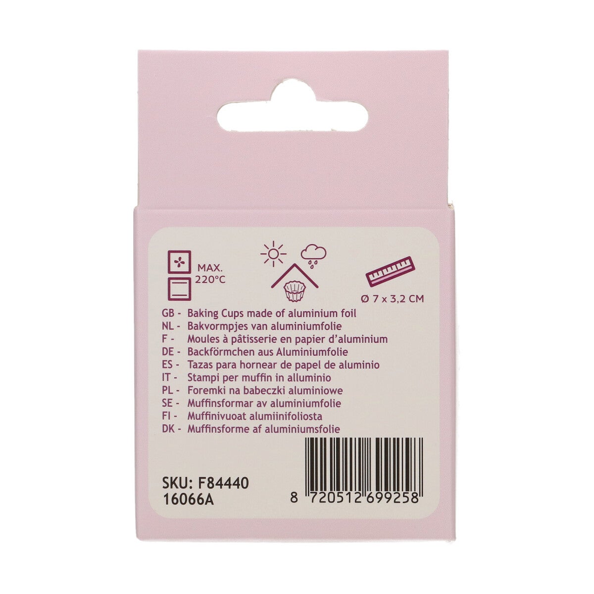 FunCakes Folie Baking Cups - Metallic Zilver pk/48