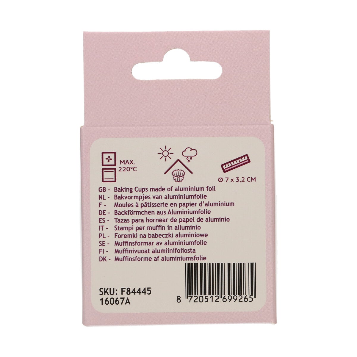 FunCakes Folie Baking Cups - Metallic Rosé Goud pk/48