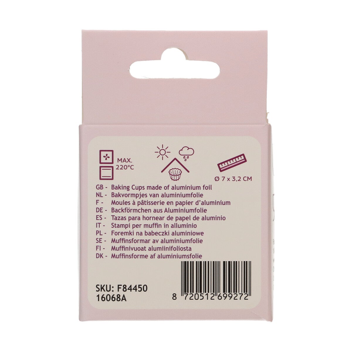 FunCakes Folie Baking Cups - Metallic Zwart pk/48