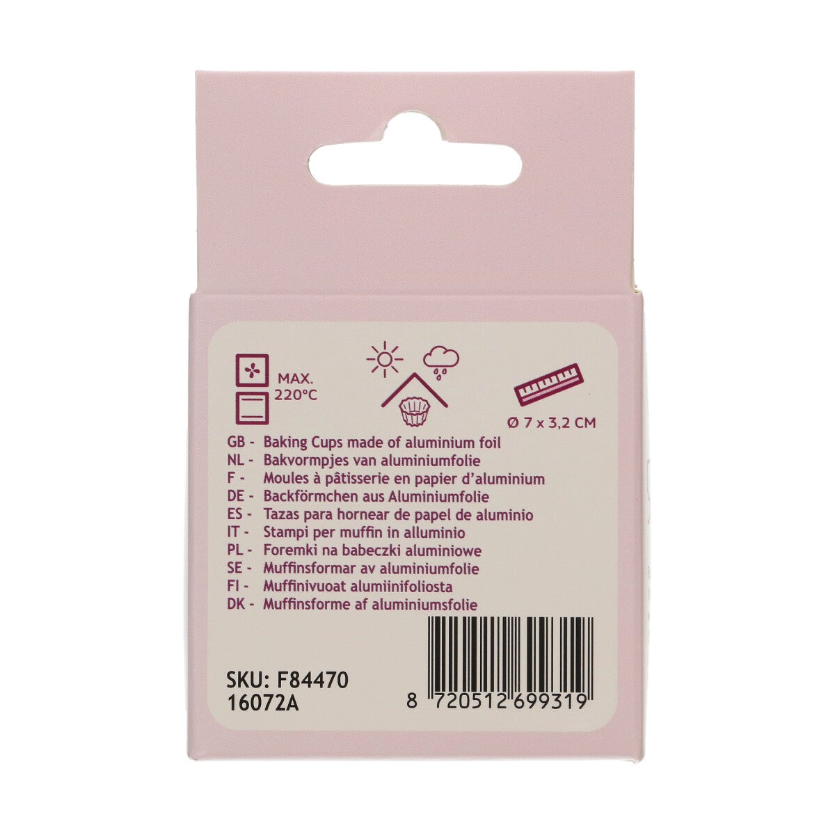 FunCakes Folie Baking Cups - Metallic Paars pk/48