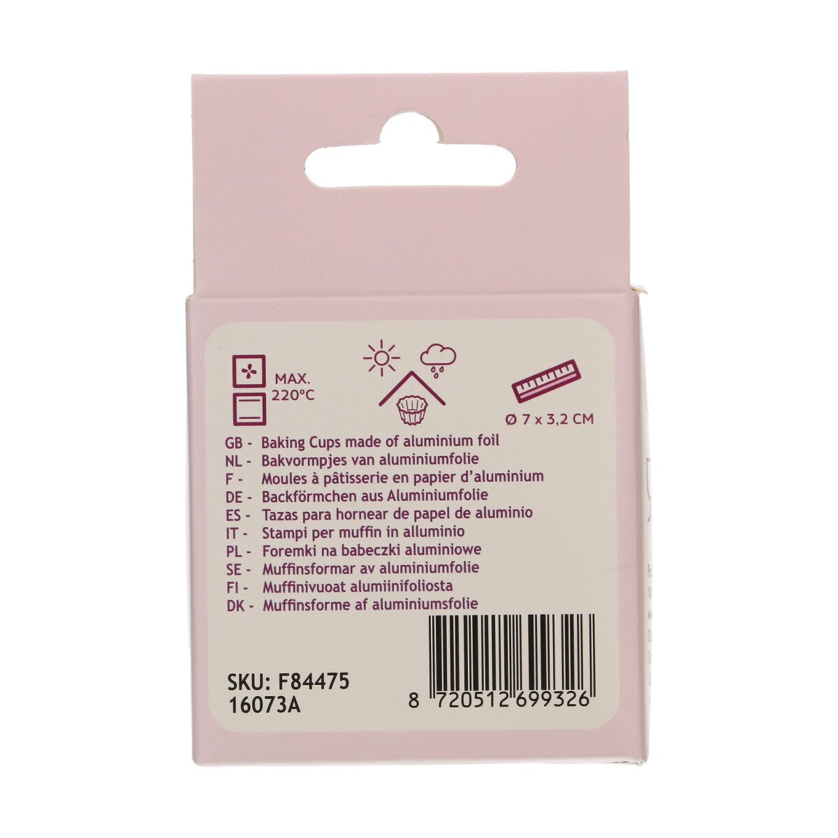 FunCakes Folie Baking Cups - Metallic Blauw pk/48