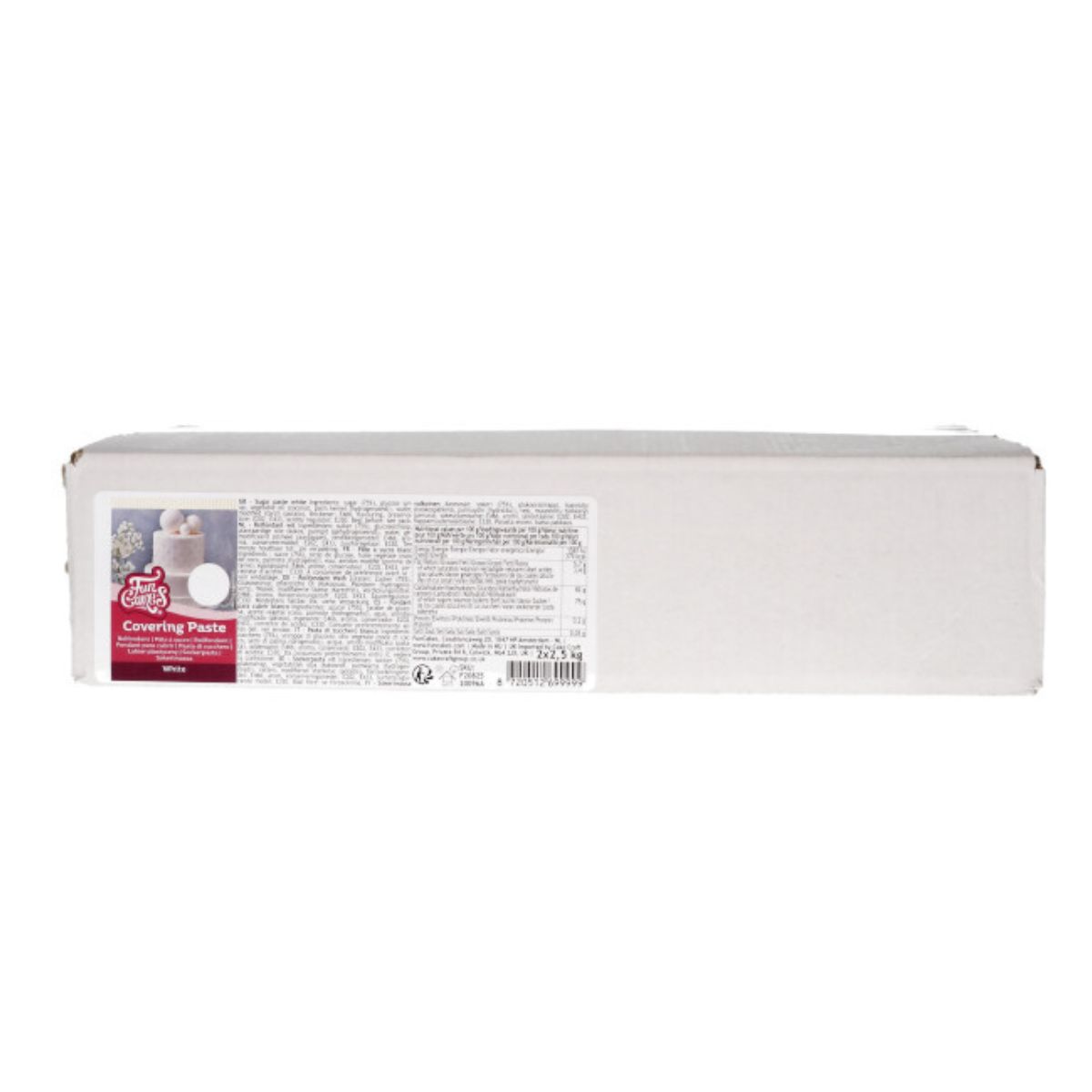 FunCakes Covering Paste 5kg (2 x 2,5kg) – Wit