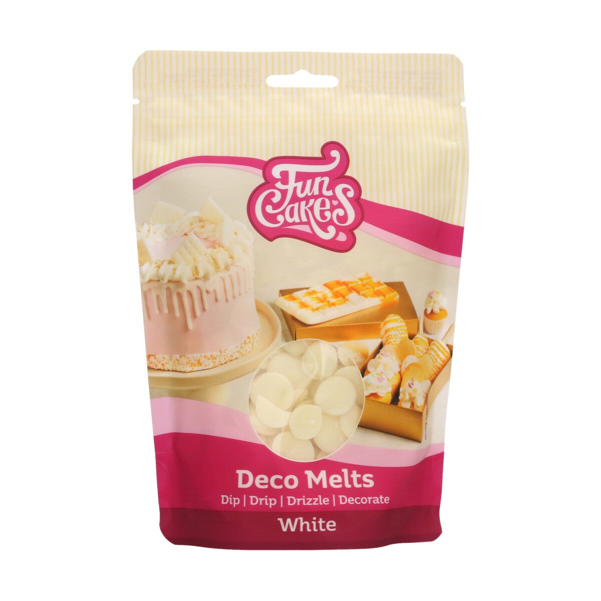 FunCakes Deco Melts - Wit - 250g