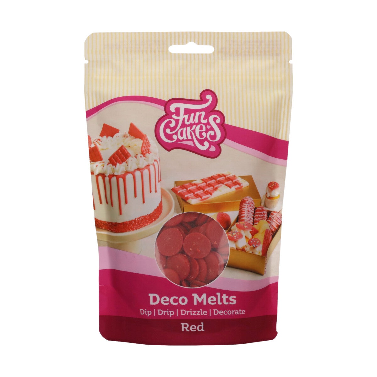 FunCakes Deco Melts - Rood - 250g