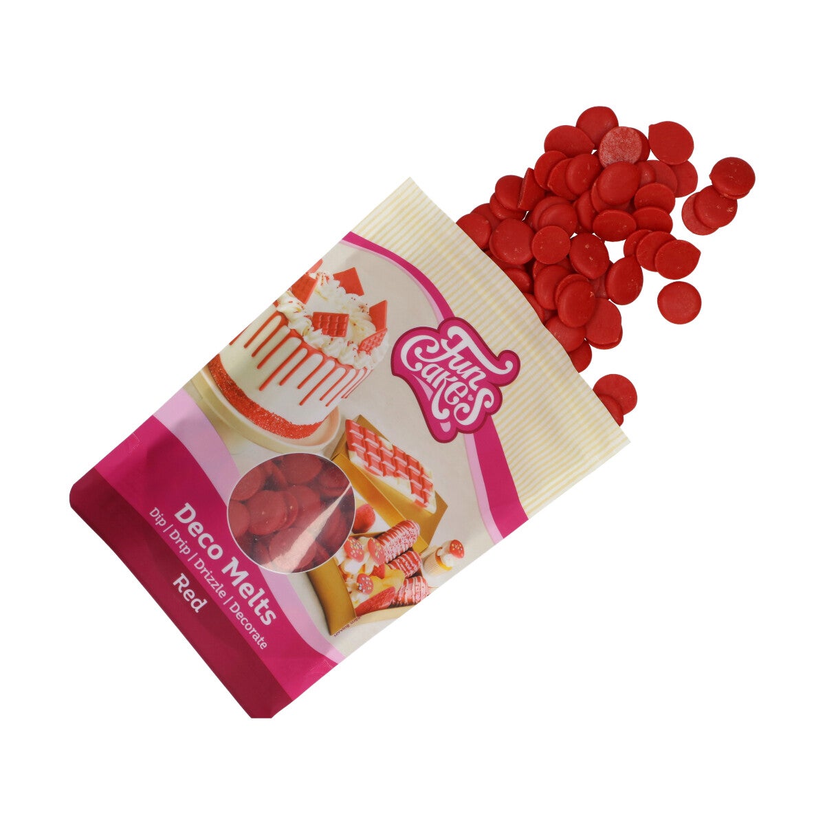 FunCakes Deco Melts -Rood- 250g