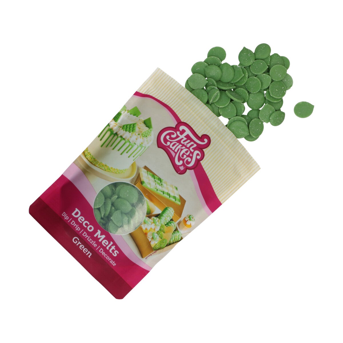 FunCakes Deco Melts -Groen- 250g