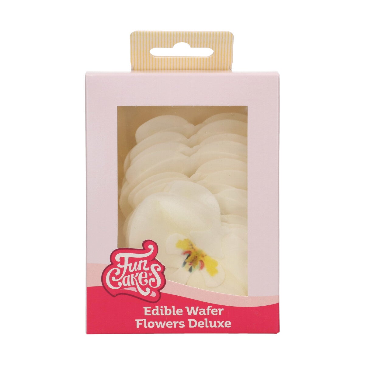 FunCakes Eetbare Papieren Bloemen Deluxe Orchidee Wit Medium pk/10
