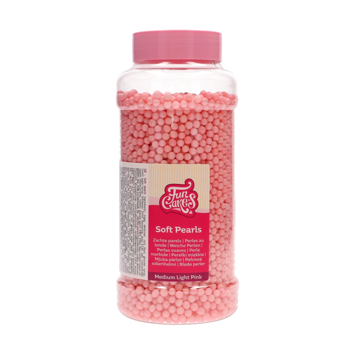 FunCakes Soft Pearls 5mm Light Pink 600 g