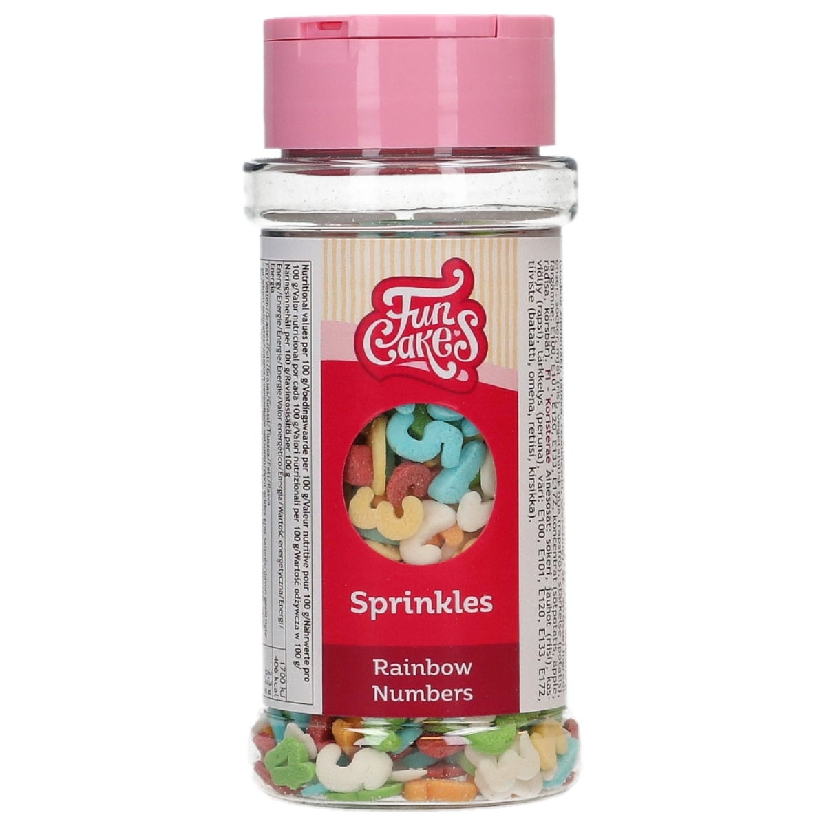 FunCakes Sprinkle Mix Regenboog Nummers 50 g