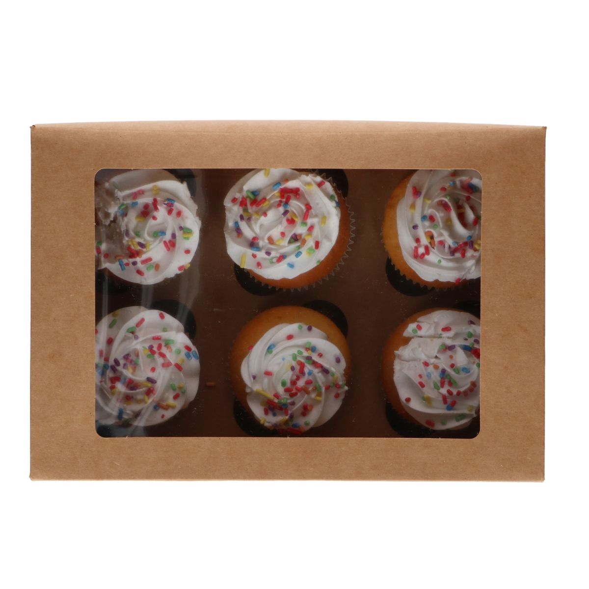 FunCakes Cupcake Doos 6 – Kraft pk/3