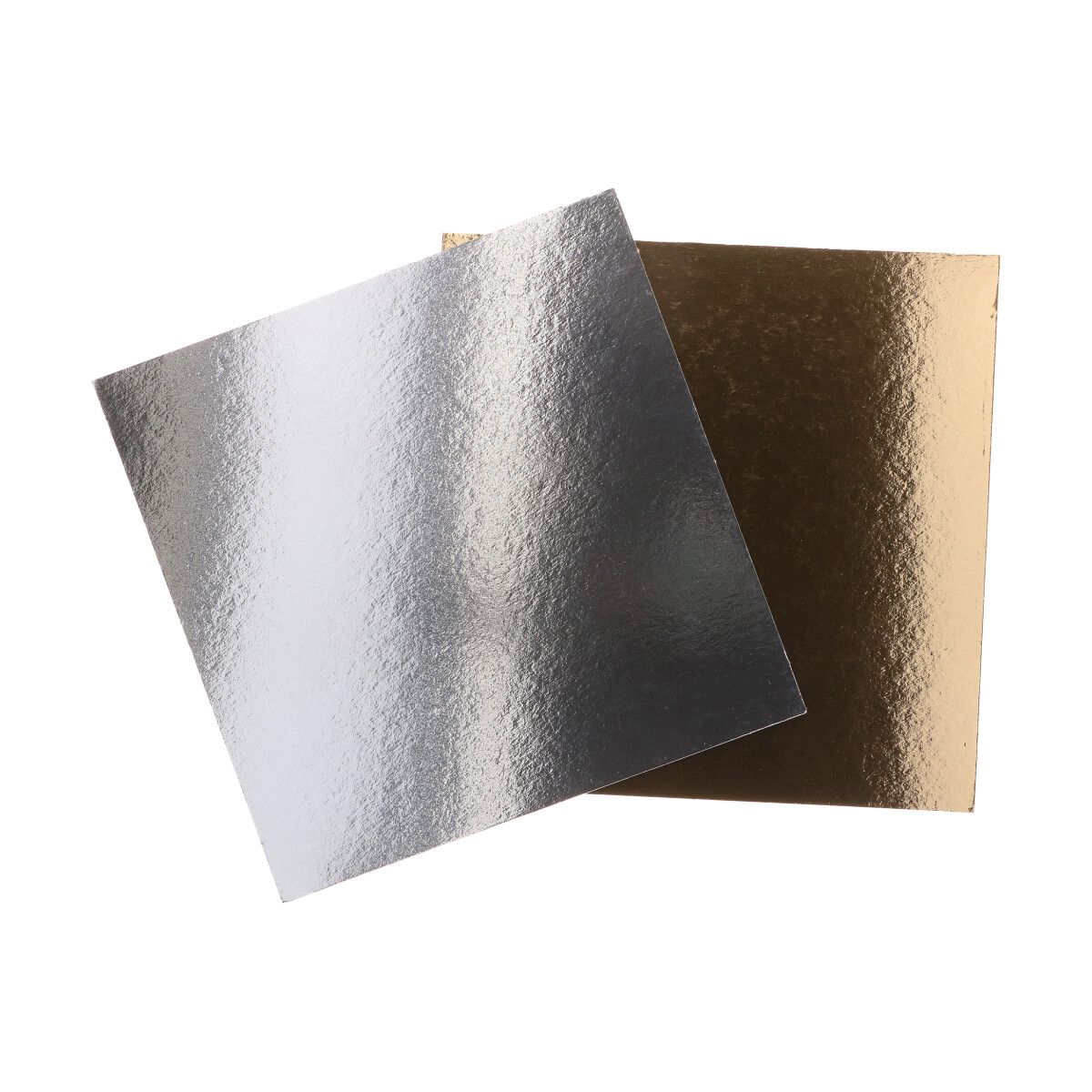 FunCakes Taartkartons Goud/Zilver Vierkant 35 cm pk/100