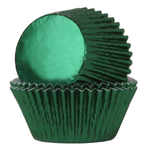 House of Marie Baking Cups Folie Groen - pk/24
