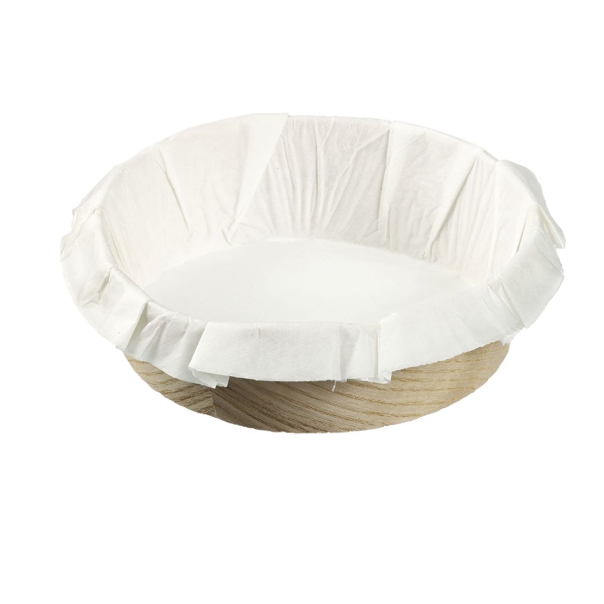 House of Marie Bakring Hout met Bakpapier Ø 10,5 cm set/4
