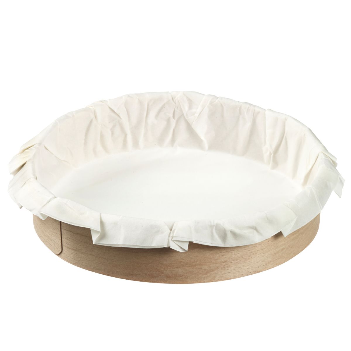 House of Marie Bakring Hout met Bakpapier Ø 20 cm set/3
