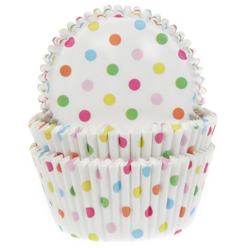 House of Marie Baking Cups Confetti pk/48