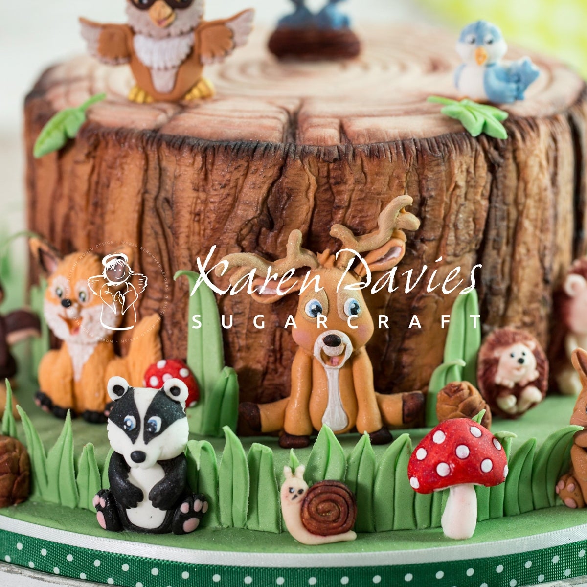 Karen Davies Siliconen Mould - Rustic Woodland Bark by Alice