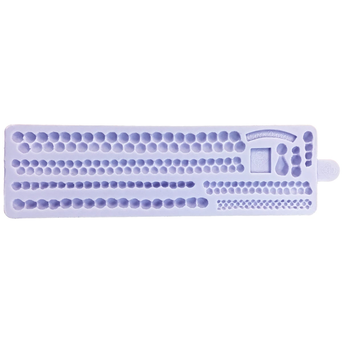 Karen Davies Siliconen Mould - Pearl Borders