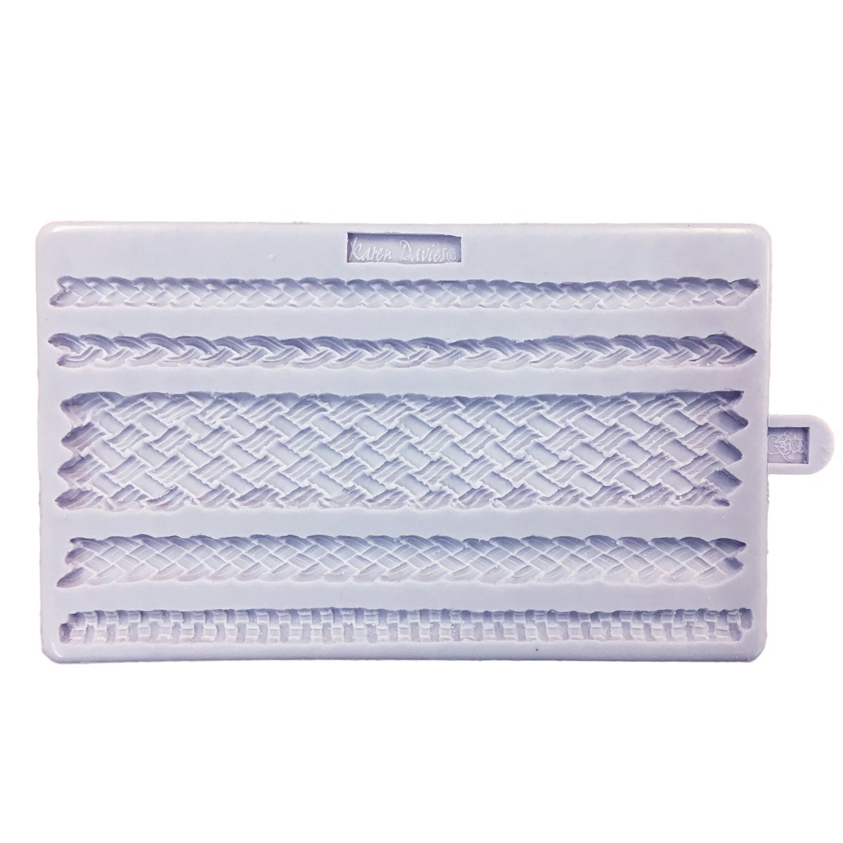 Karen Davies Siliconen Mould - Plaited Borders
