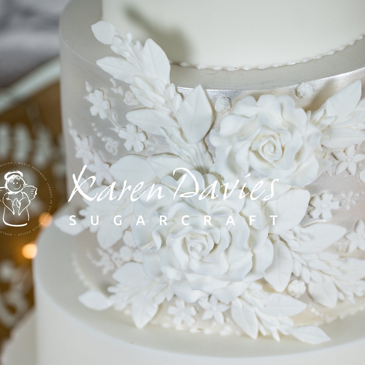 Karen Davies Siliconen Mould - Large Rose