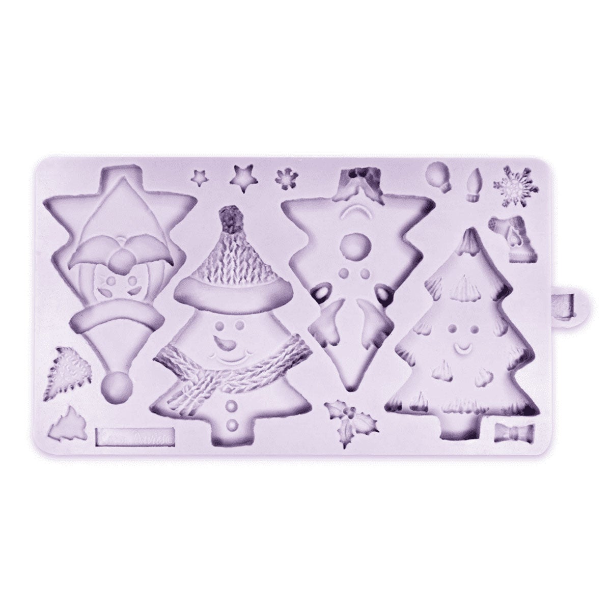 Karen Davies Silicone Mould - Kerstboomfiguren