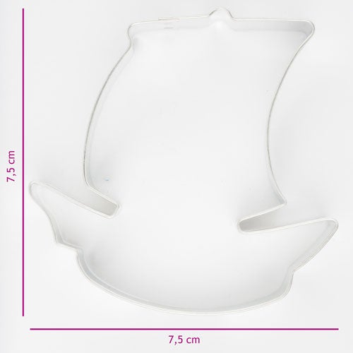 Koekjes Uitsteker Piratenschip 7,5 cm