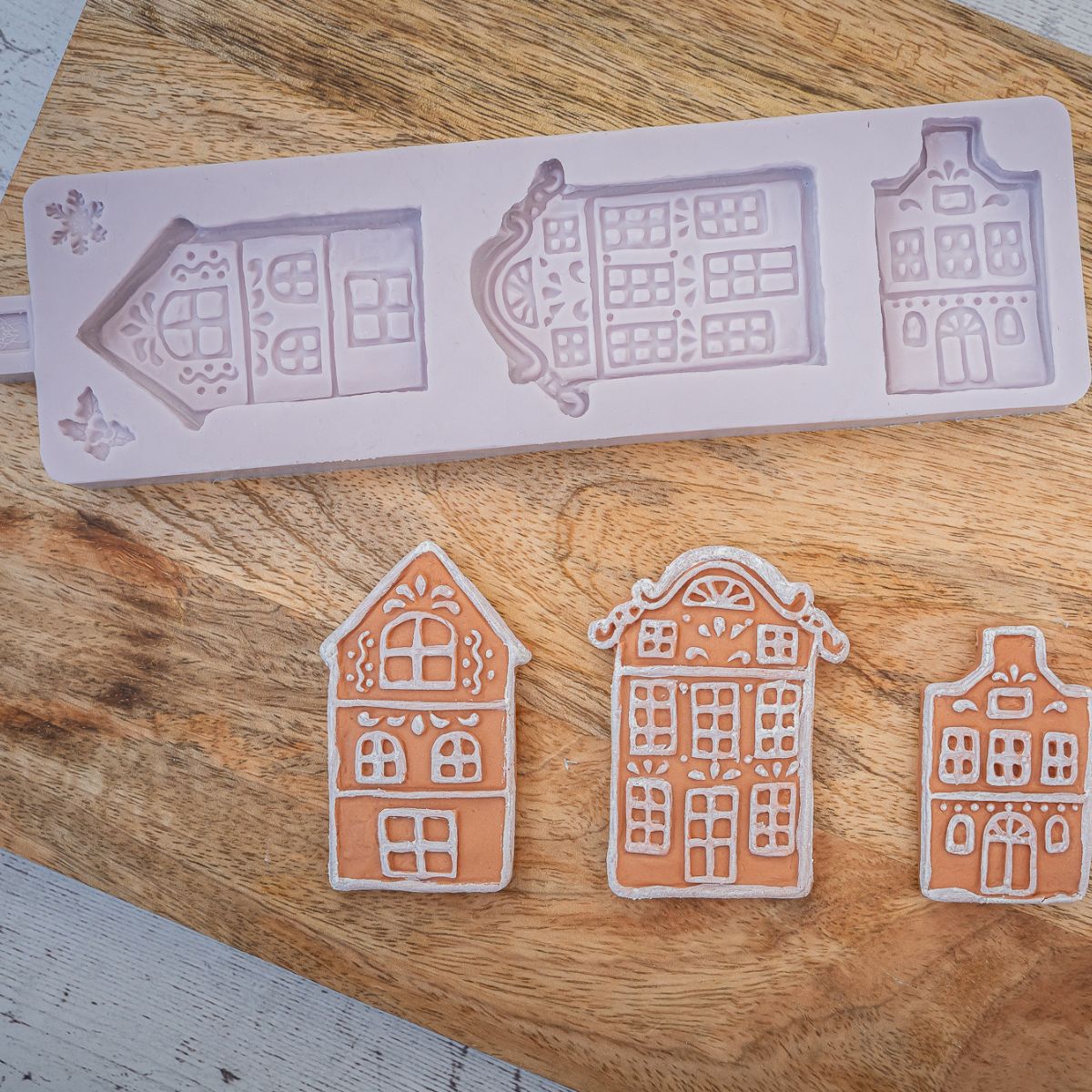 Karen Davies Silicone Mould Hollandse Peperkoek Huisjes