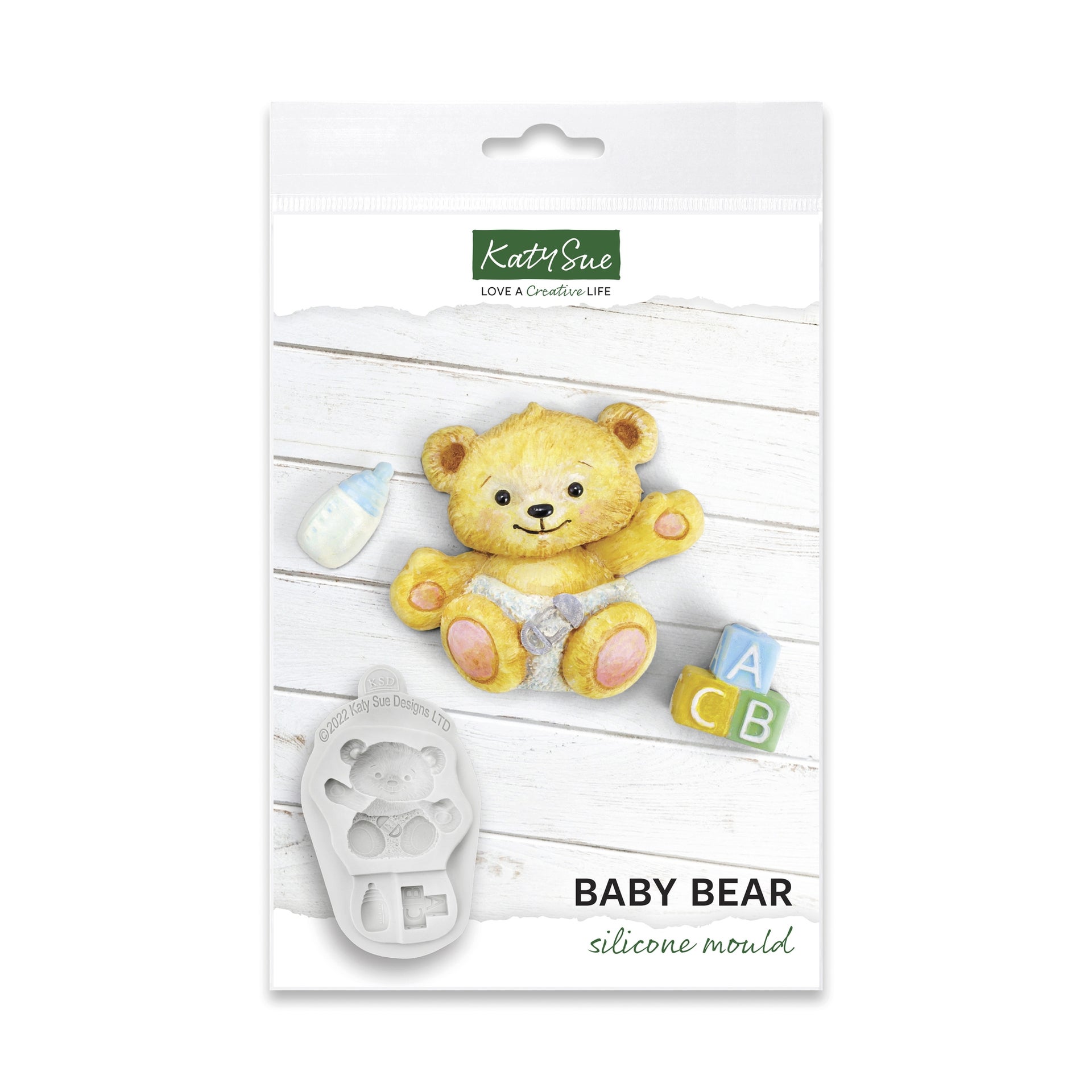 Katy Sue Siliconen Mal - Babybeer & Fles