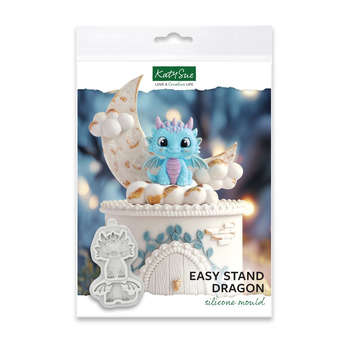 Katy Sue Siliconen Mal - Easy Stand Draak