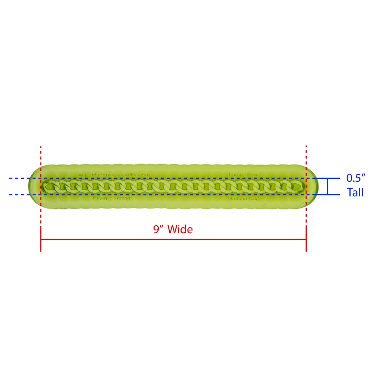 Marvelous Molds Silicone Mal - PinchPro Chain Large