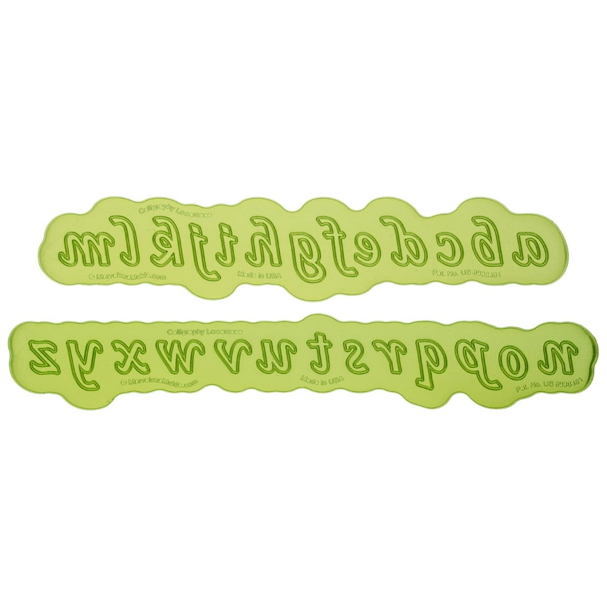Marvelous Molds Silicone Mal - Calligraphy Lowercase Flexabet™