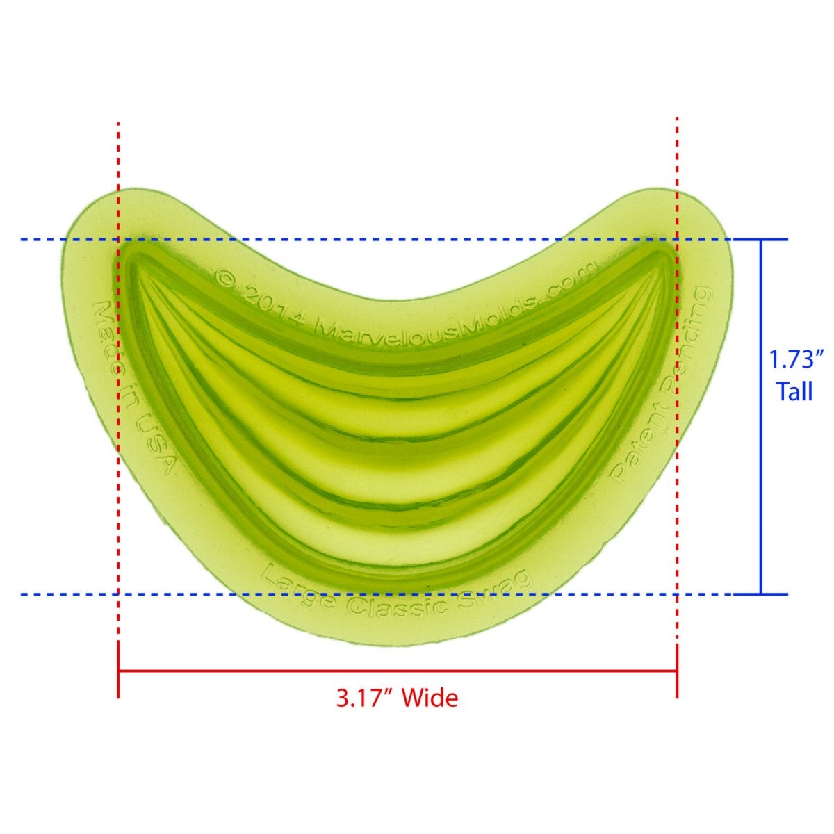 Marvelous Molds Silicone Mal - Large Classic Swag Mold