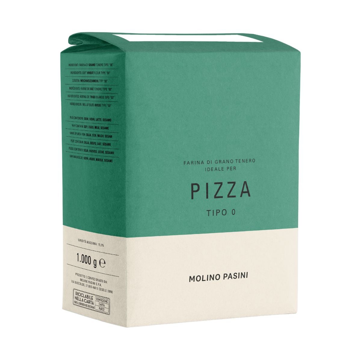 Molino Pasini Pizza 100% Tarwebloem Type 00 1 kg