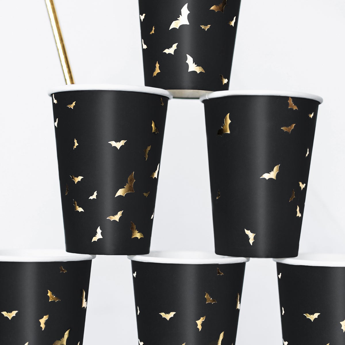 PartyDeco Bekers Trick or Treat pk/6