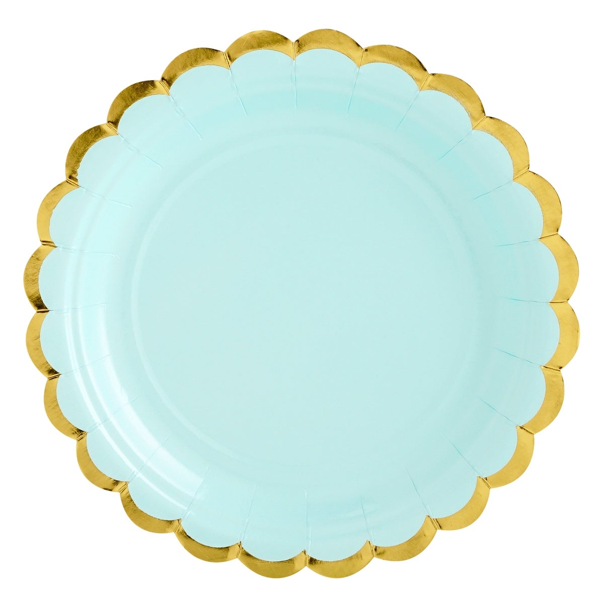 PartyDeco Borden Mint 18cm pk/6