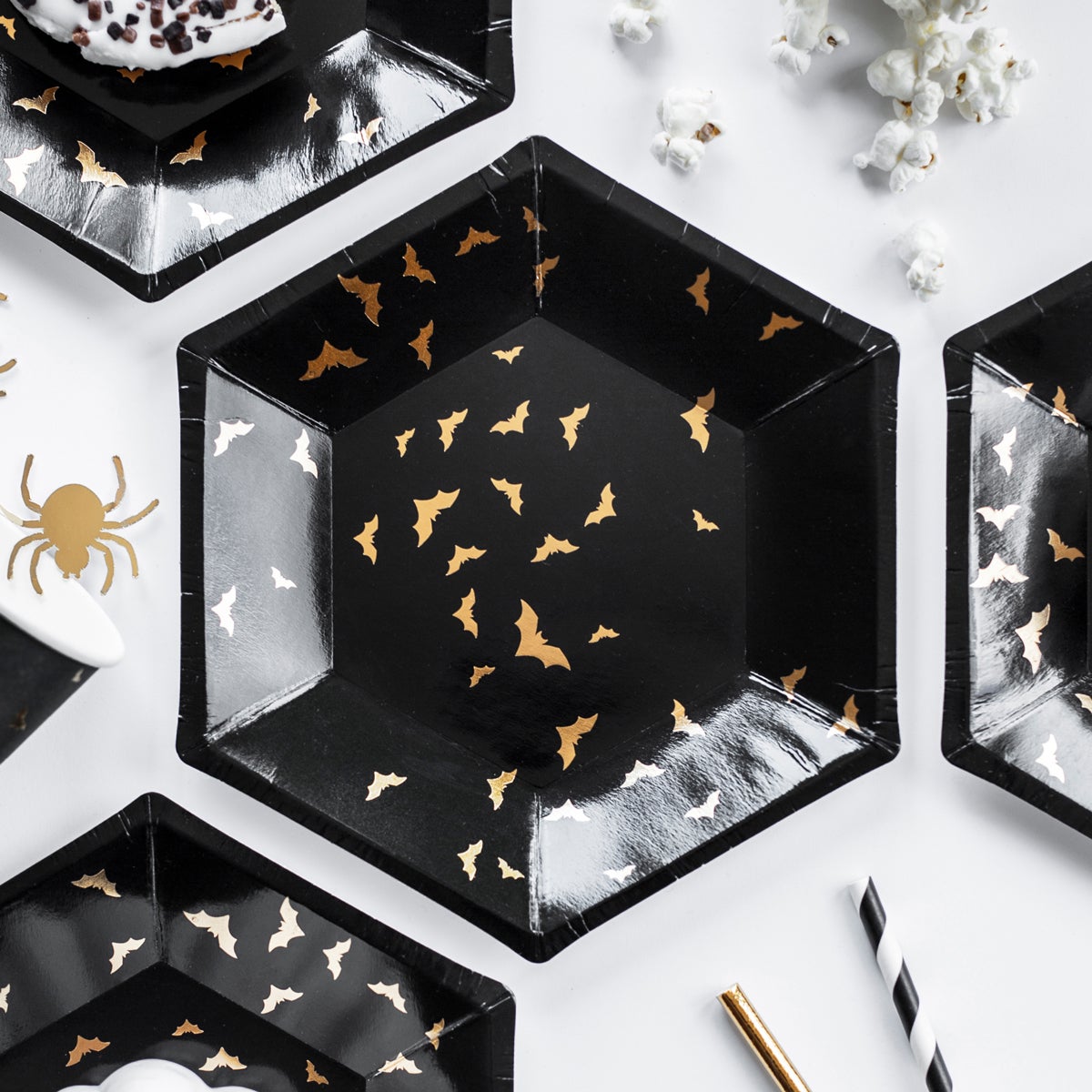 PartyDeco Borden - Trick or Treat pk/6