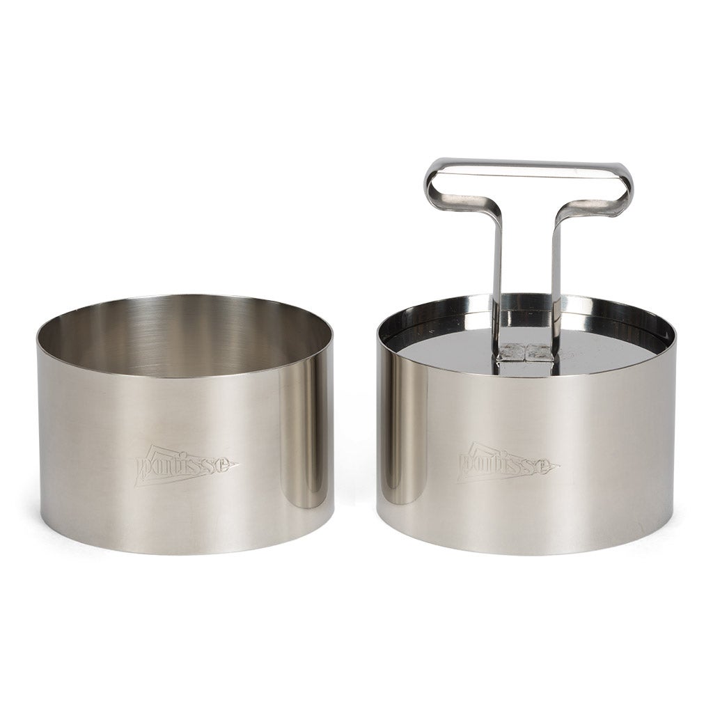 Patisse Garneerring Ø9x5,5cm Set/2 & Uitdrukker