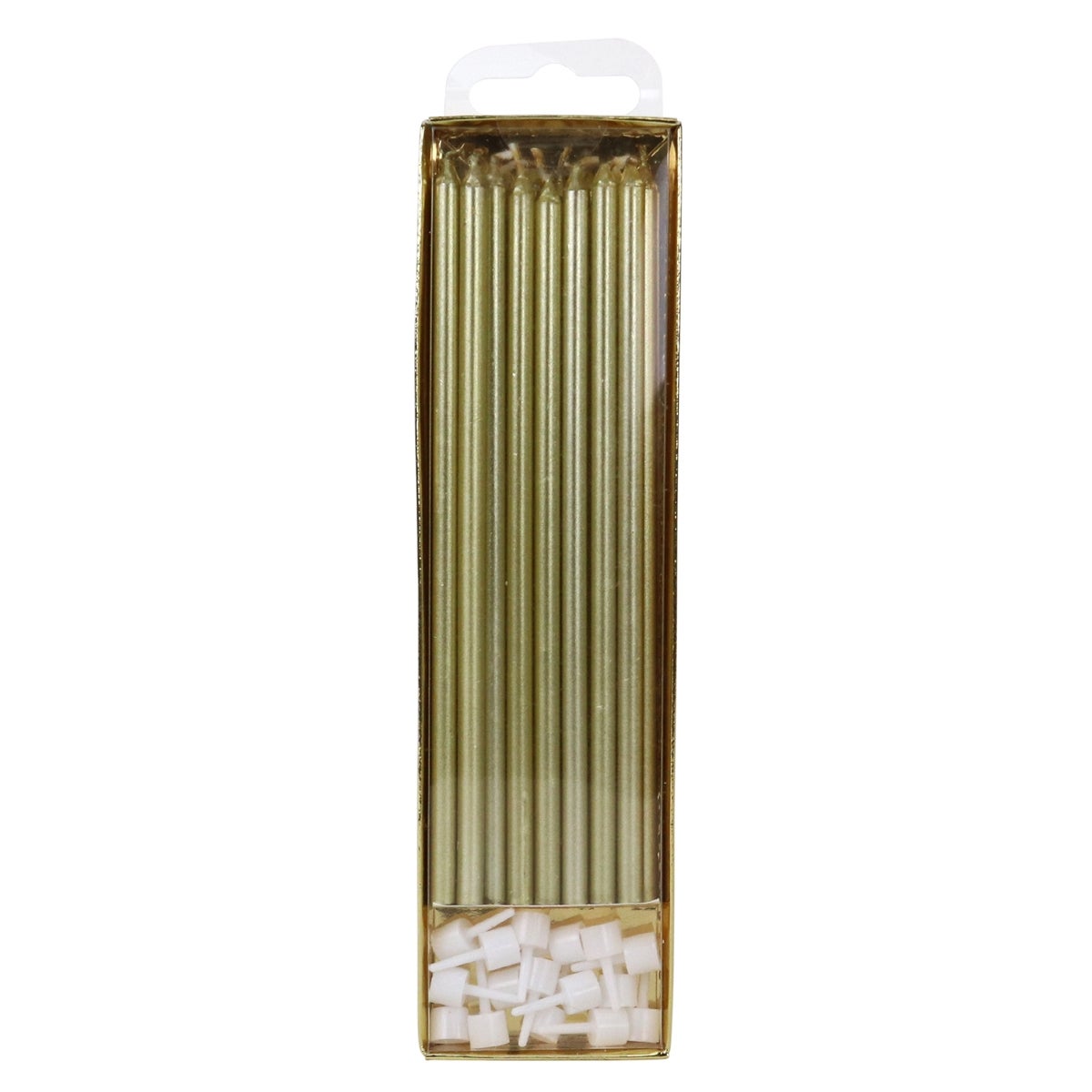 PME Extra Tall Candles Gold 16,5 cm pk/16