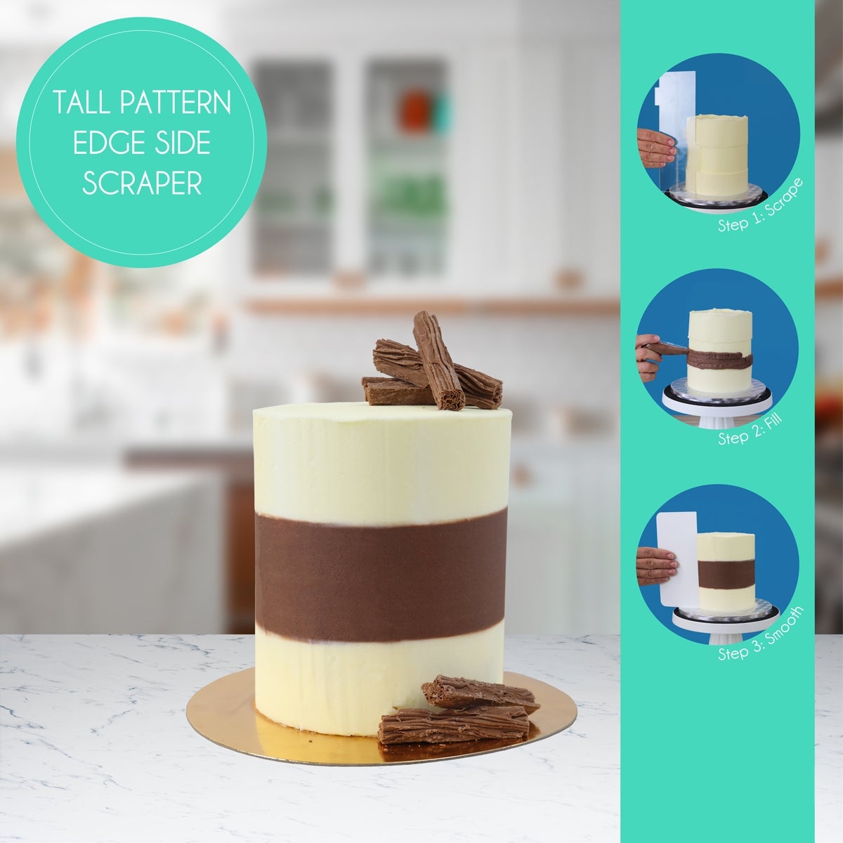 PME Acrylic Side Scraper Latitude Ring 4 & 6 inch Tall