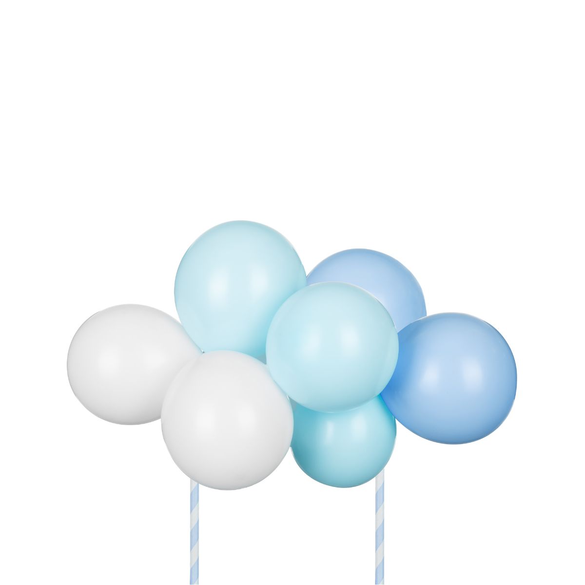 PartyDeco Ballon-Cake Topper Kit 29cm - Blauw