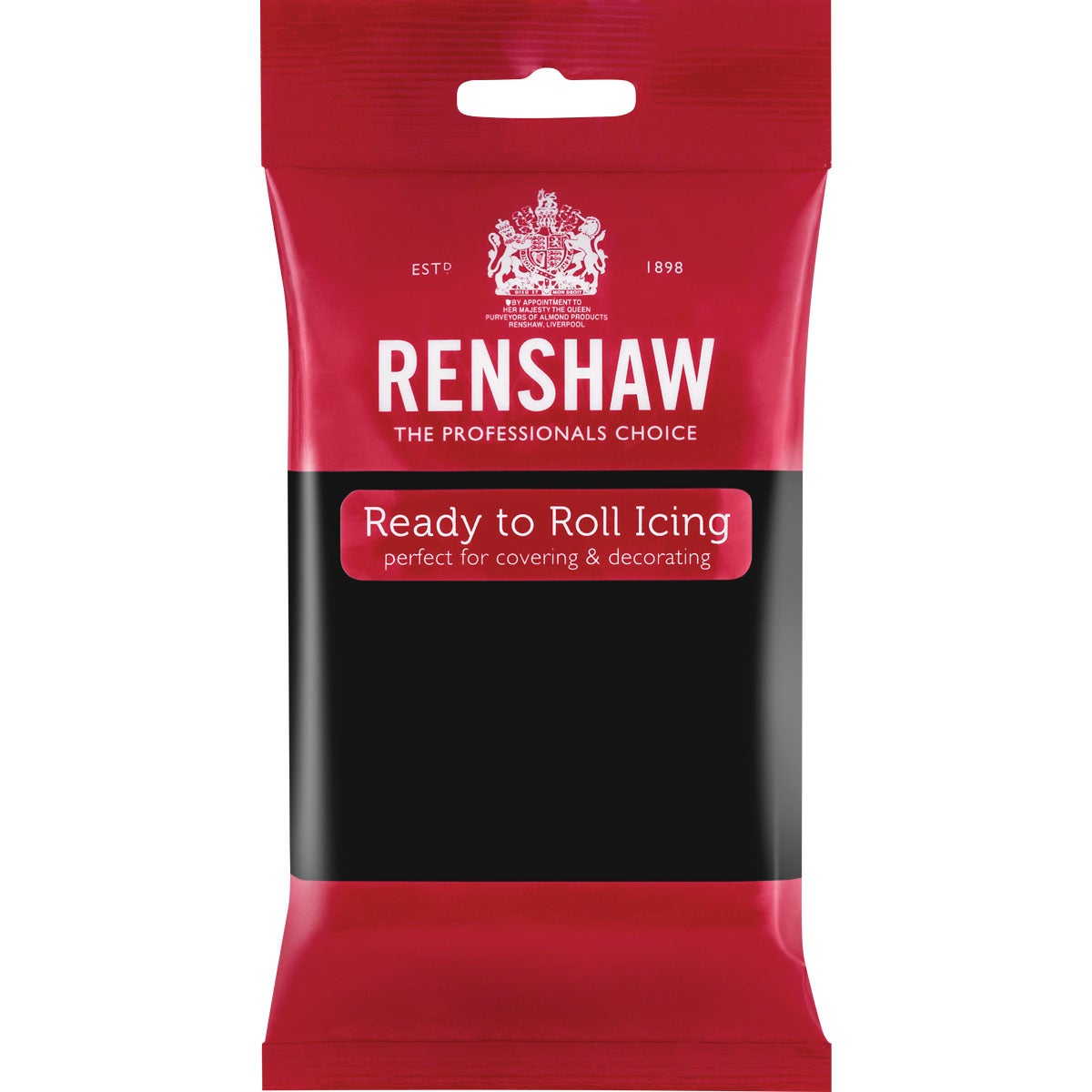 Renshaw Fondant Icing Jet Black 250g
