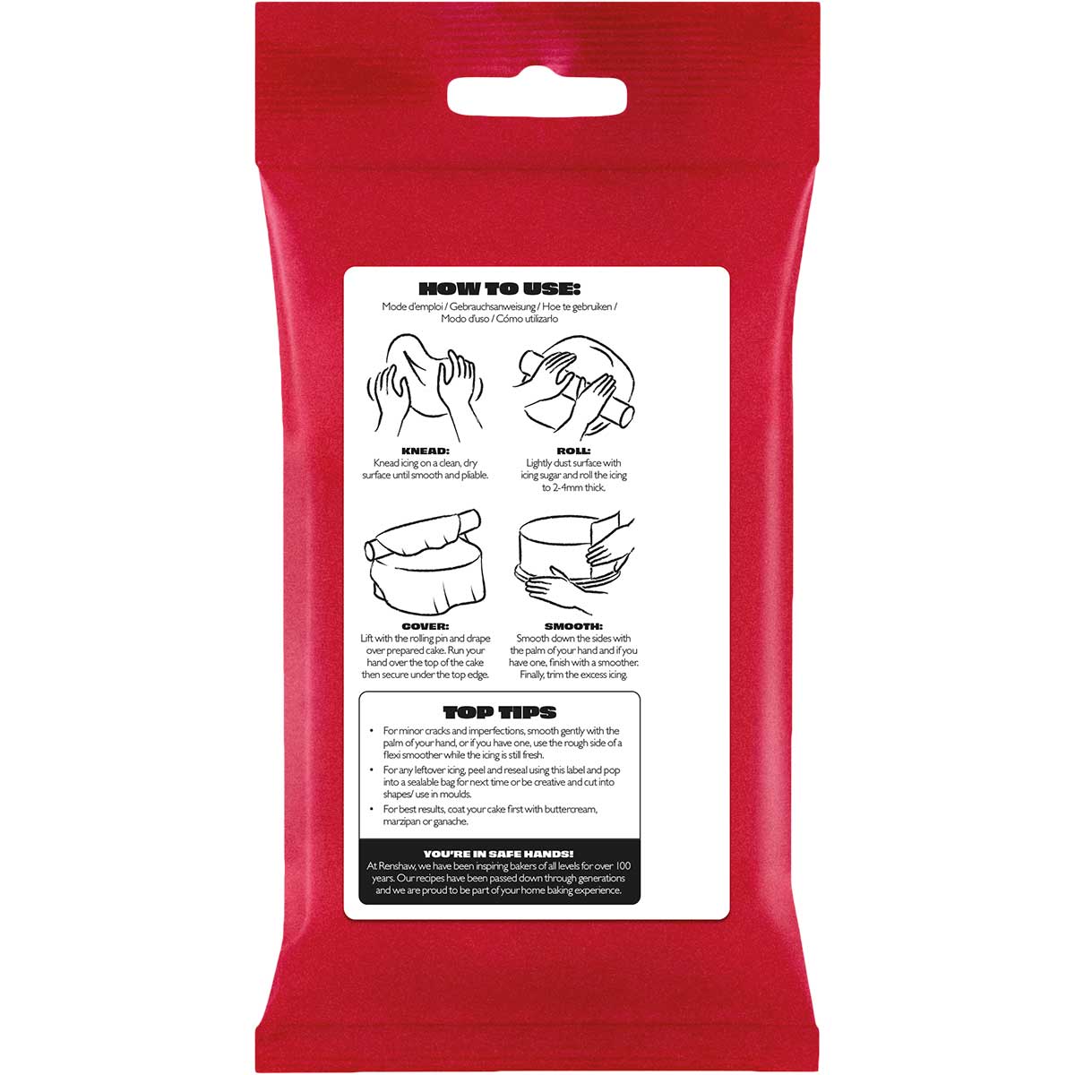 Renshaw Fondant Wit 500g