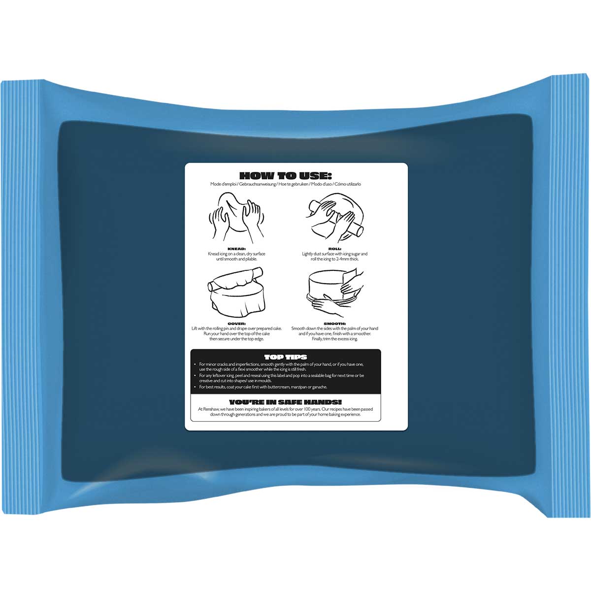 Renshaw Fondant Zwart 2.5kg