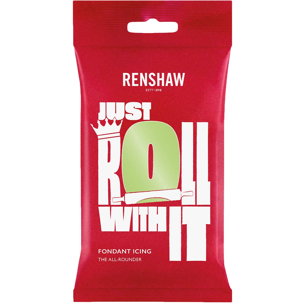 Renshaw Fondant Icing Pastel Green 250g